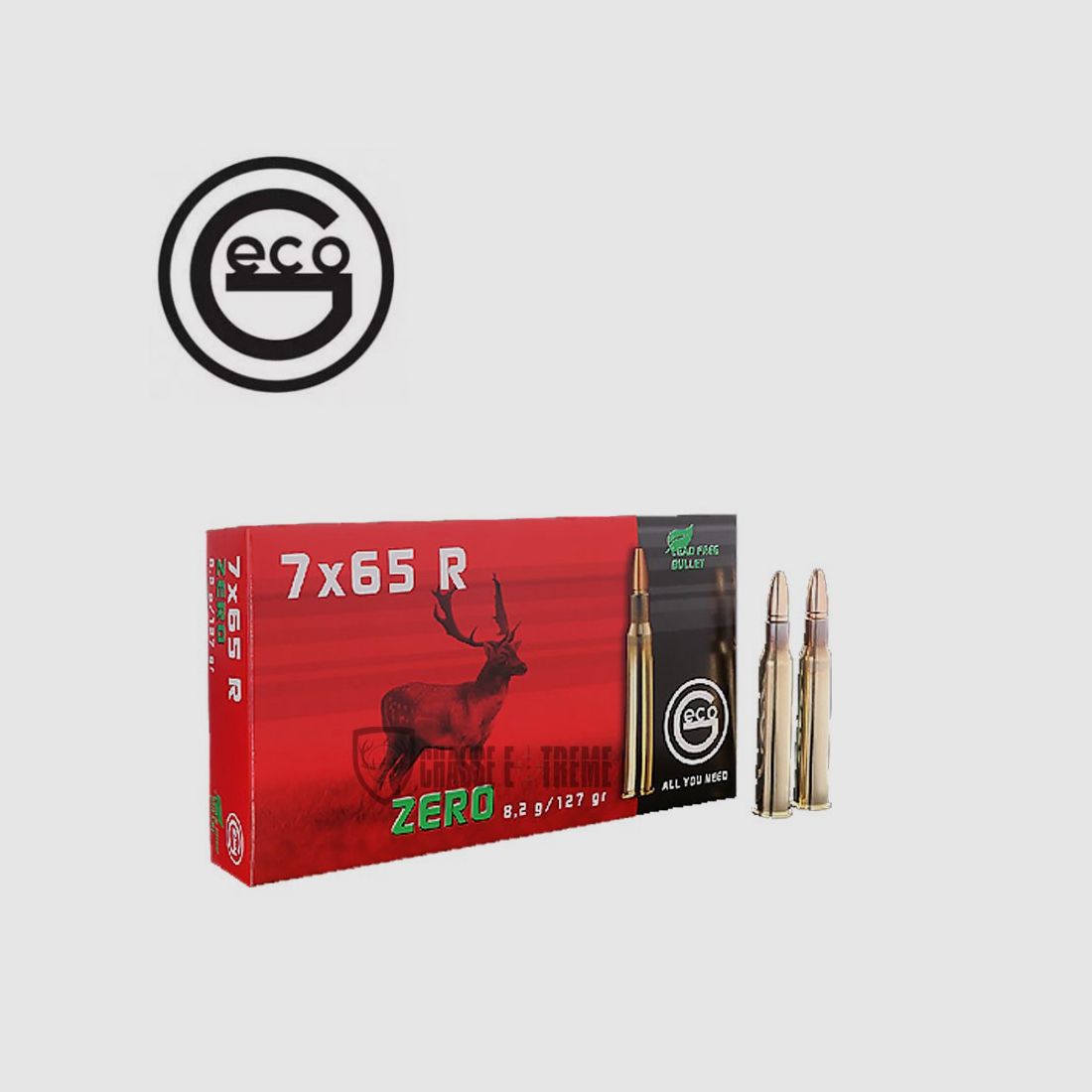 20 Patronen GECO Kal. 7x65R 127gr ZERO
