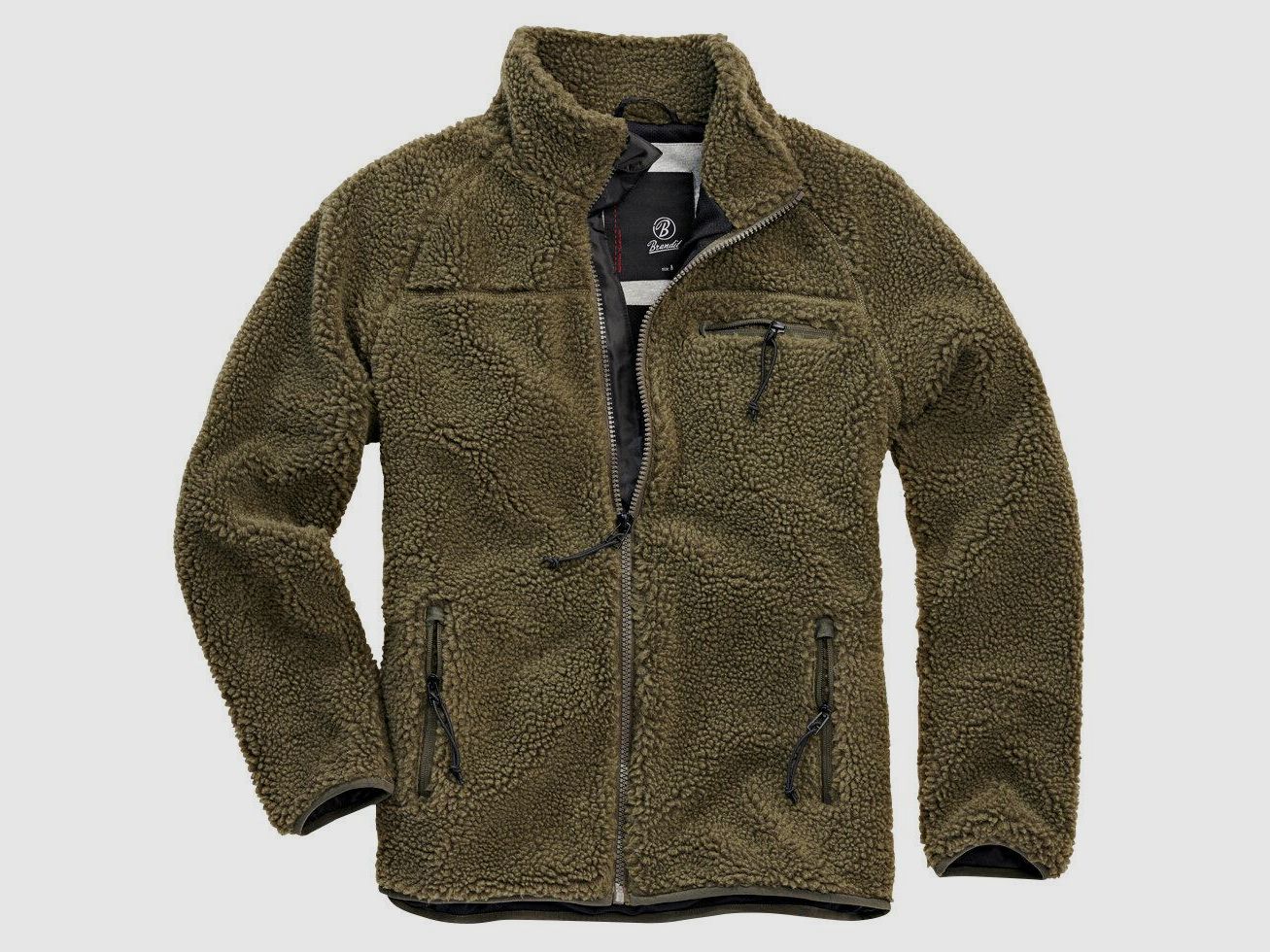 Veste Teddyfleece Homme (Olive)