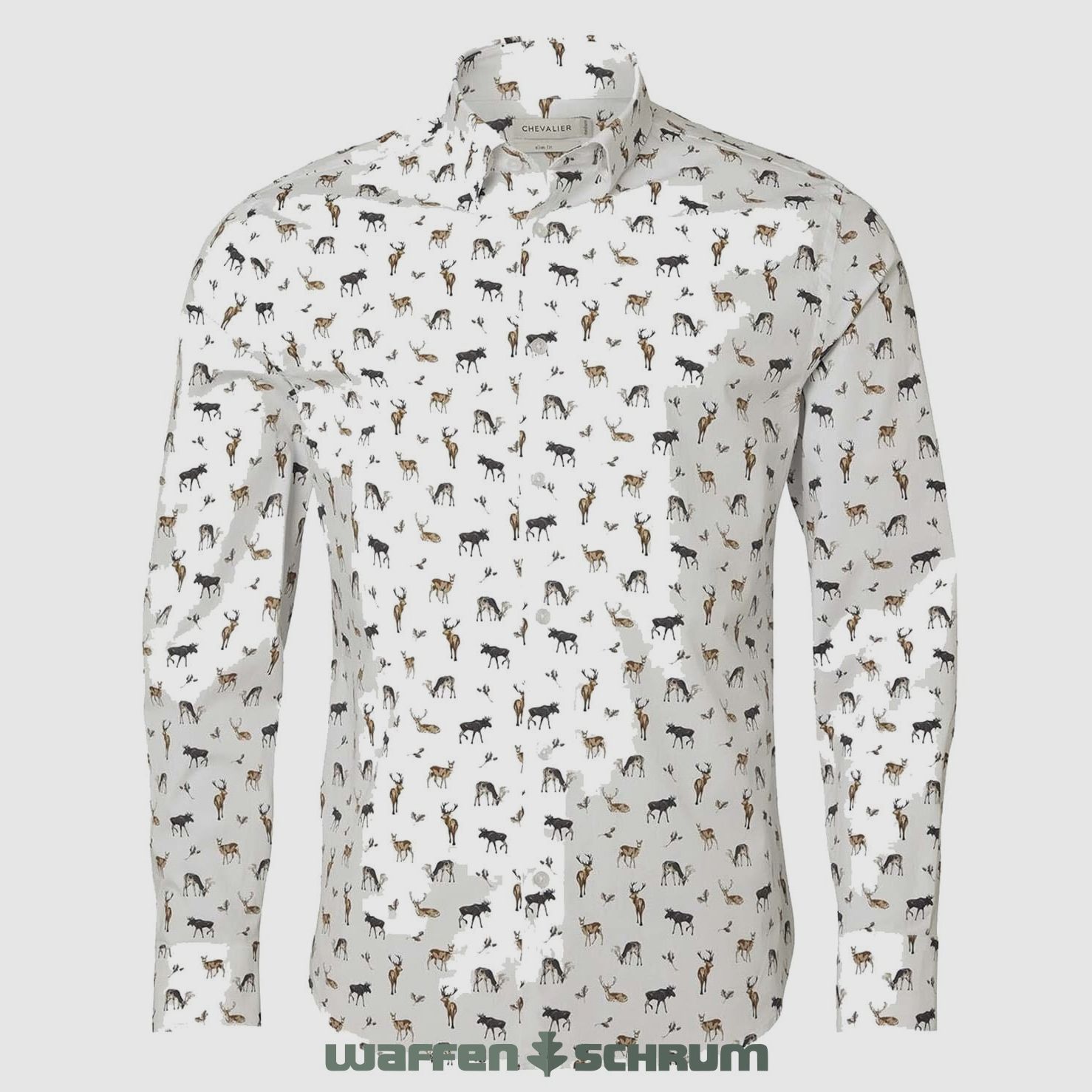 Chemise Chevalier Hemd Danson Coupe Contemporaine Imprimé Famille Royale