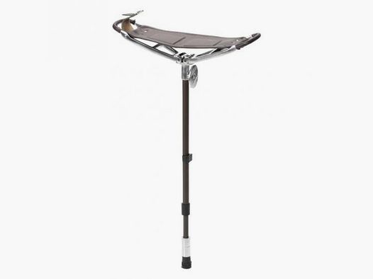 Fritzmann Sitzstock mit Klappsitz aus Leder
