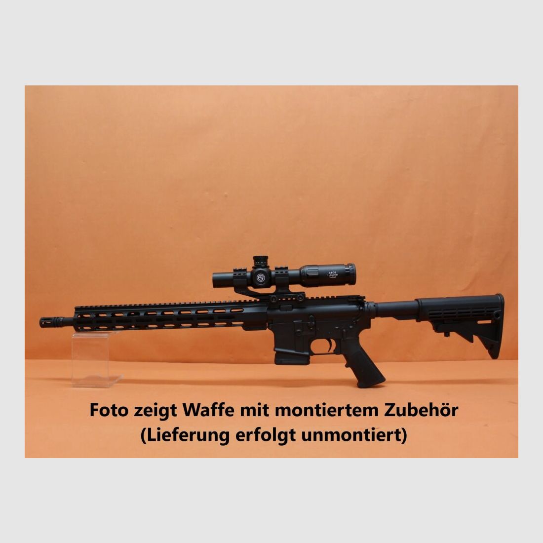AimZone Ha.Büchse .223Rem AimZone Aim15 Basic Sporter 16M System AR-15 +Geco 1-6x24 Zielfernrohr+Burris PEPR