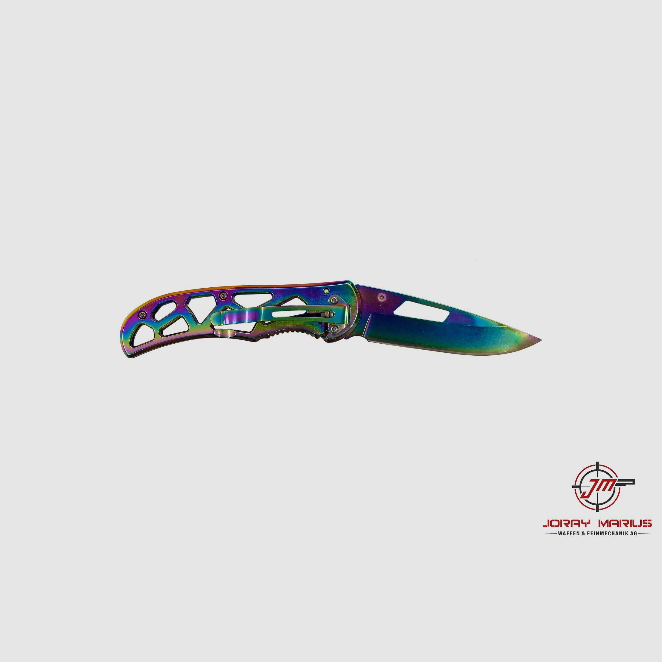 Klappmesser im Regenbogen-Design