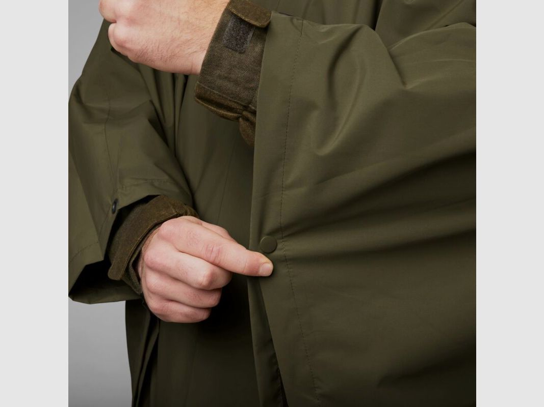 Seeland Herren Regenponcho Taxus Pine green