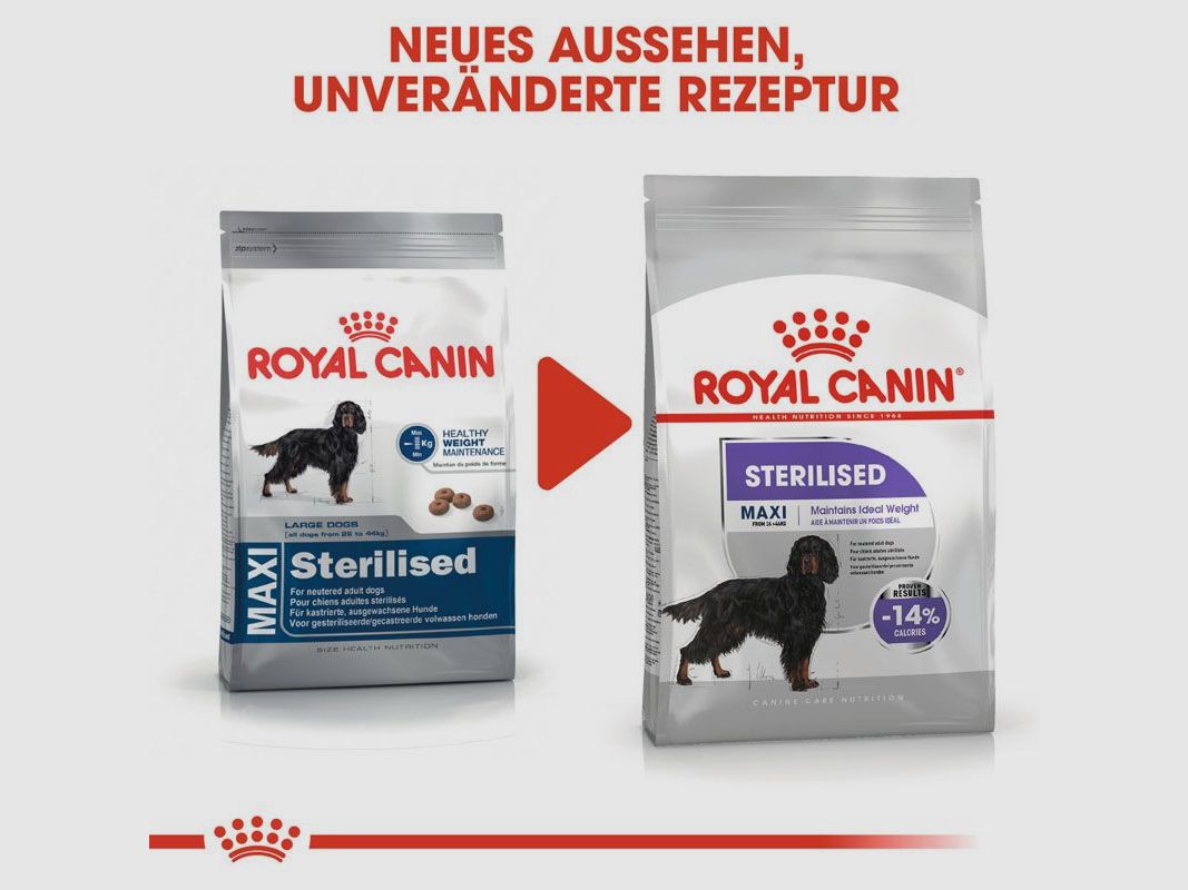 ROYAL CANIN Kastrierte Große Hunde Trockenfutter Sterilised Maxi