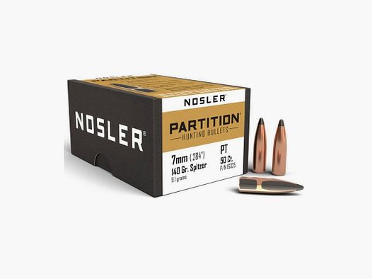 NOSLER PARTITION POCISK 7MM GR 140