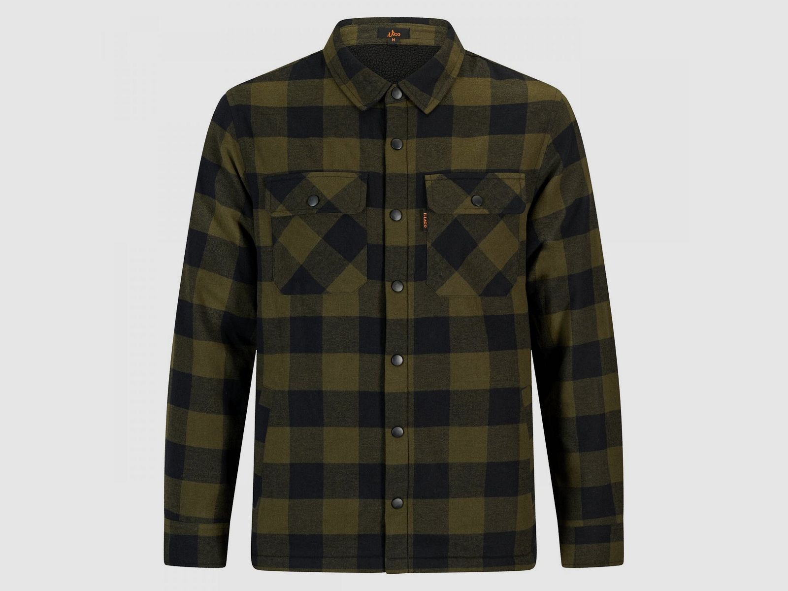Camicia Boreal Check Uomo (Oliva/Nera)