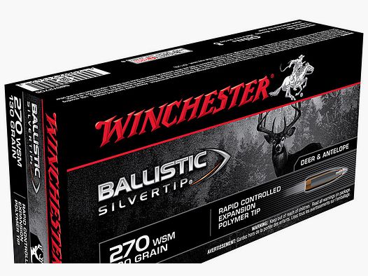 PATRONE WINCHESTER BALLISTIC SILVERTIP 270 WSM 130gr
