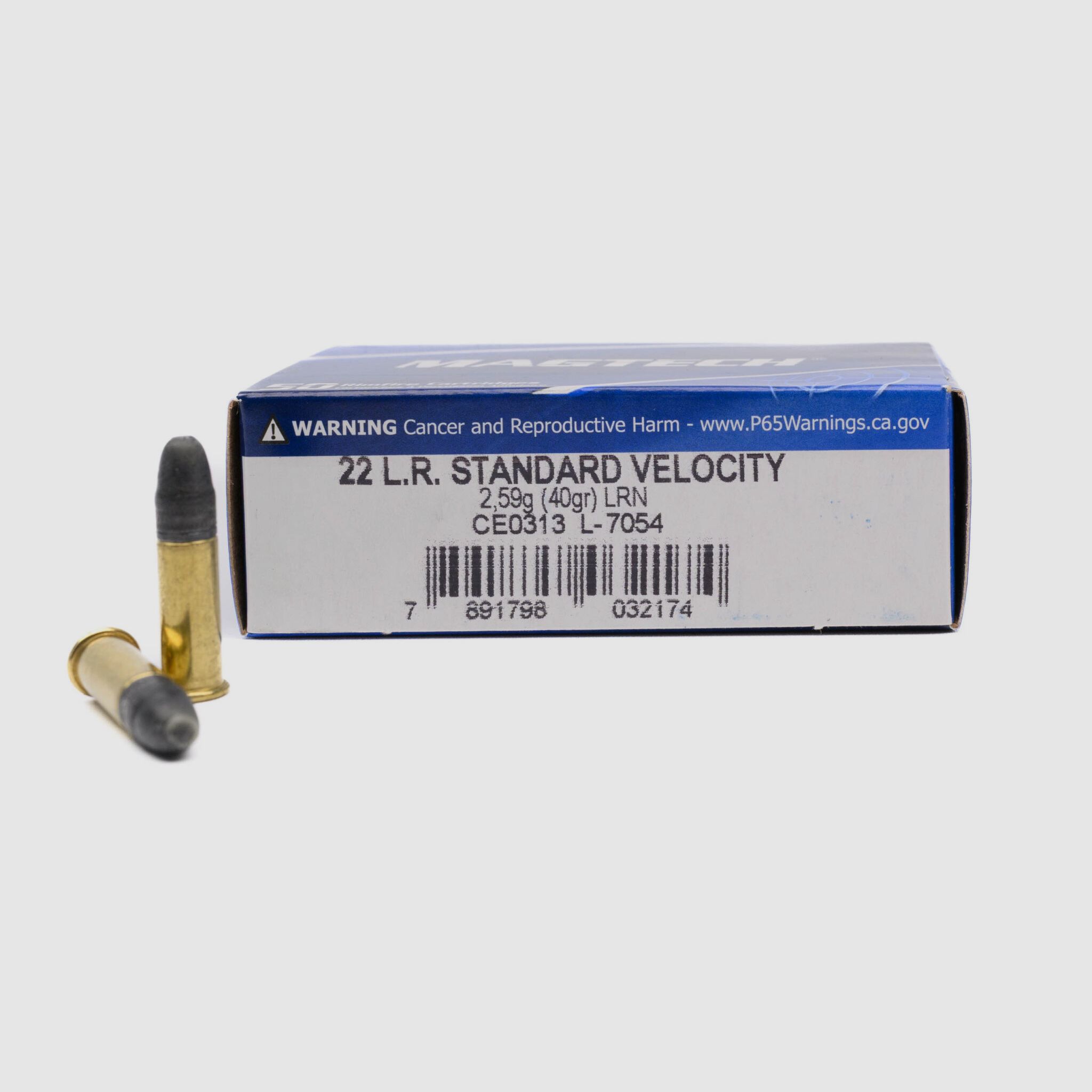 MAGTECH .22 LR Standard Velocity LRN 2,6g/40grs, Bild 2 von 2