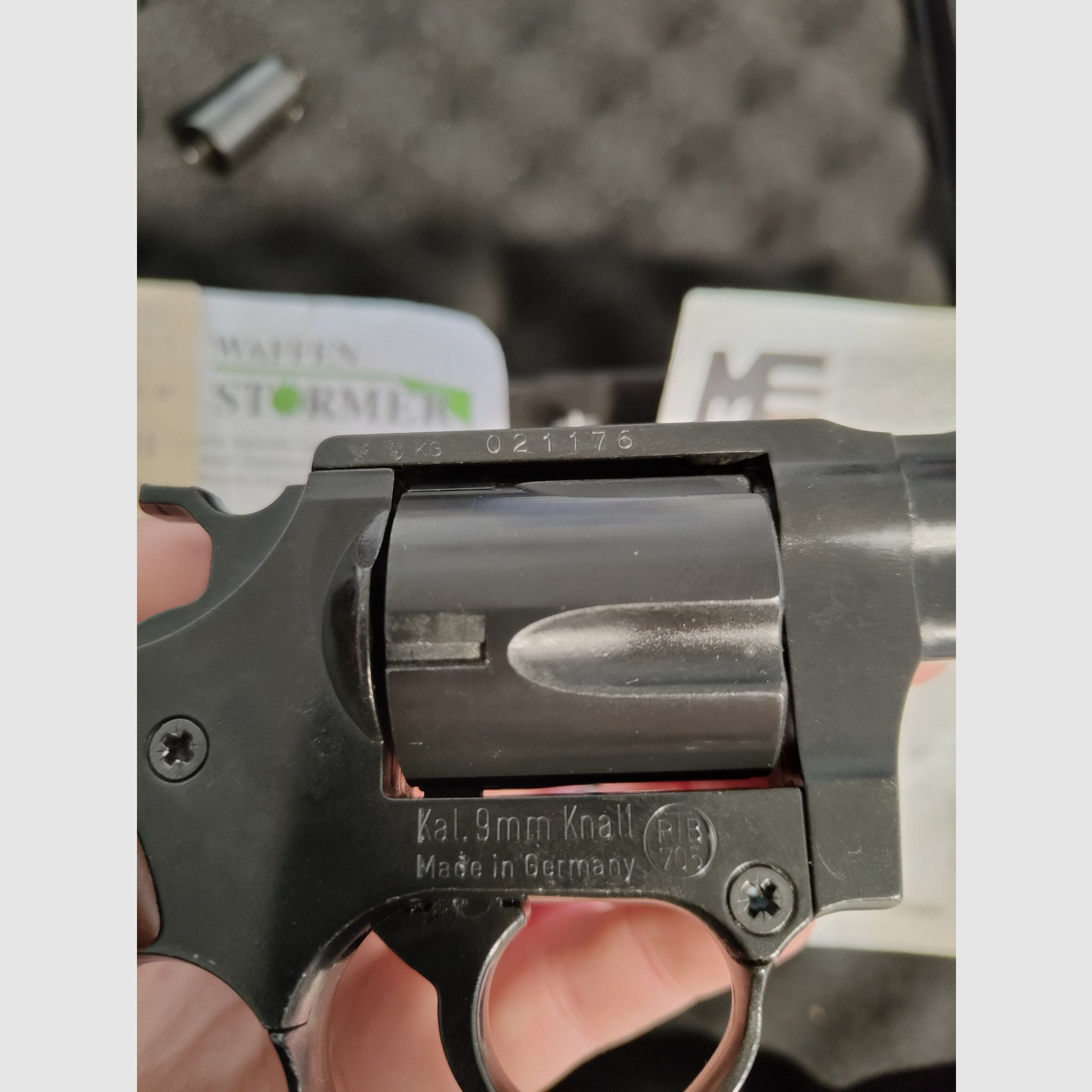 Melcher ME 38 Pocket Revolver 9 mm R.K. 1996 Schreckschuss 