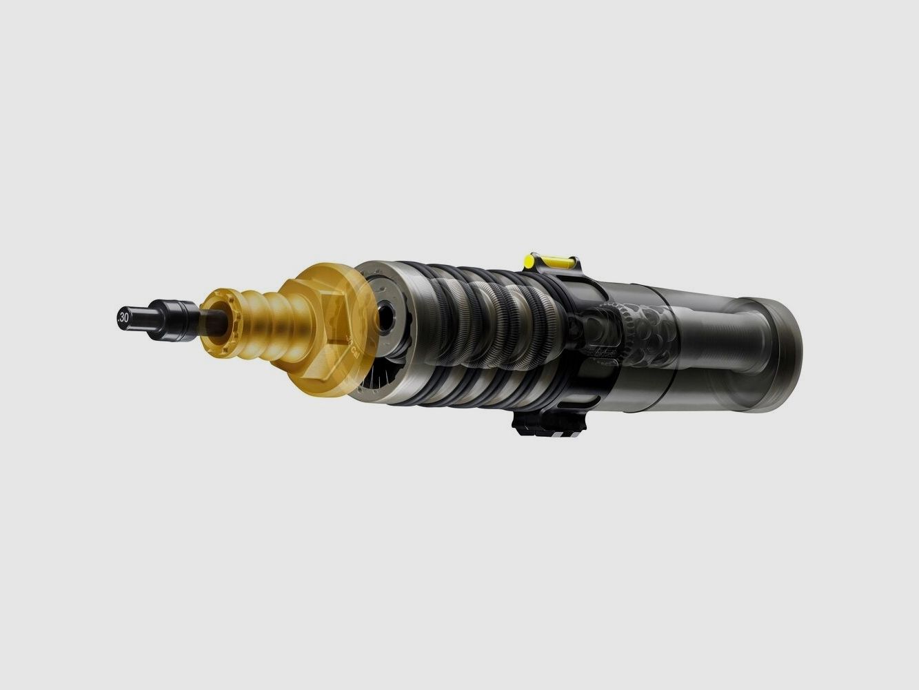 Krontec Schalldämpfer OR-60 - Kaliber .264 / 6,5 mm Gewindeart 1/2x20 UNF
