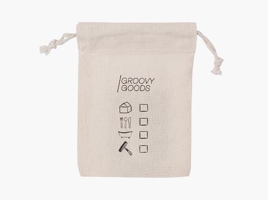 Storage bag for solid cleaners