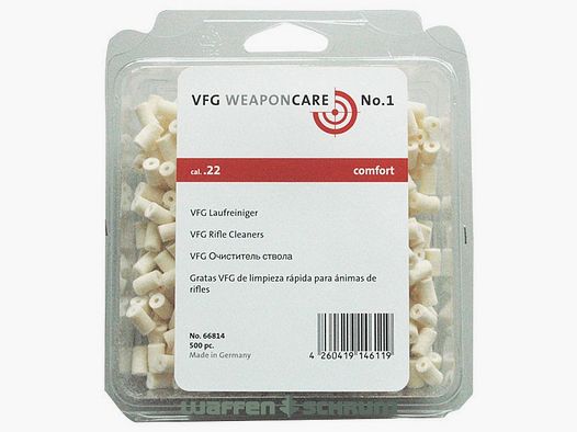 Limpiador de carrera VFG para cañones de bola