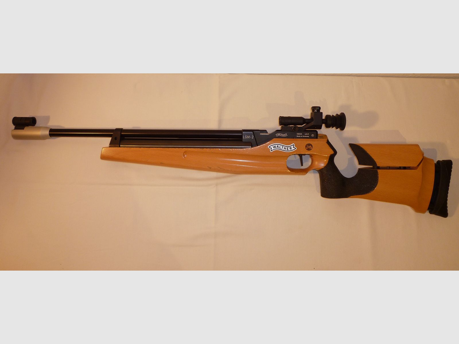 Match-Luftgewehr Walther LGM - 2 rechts / links Jugendgewehr SN108026