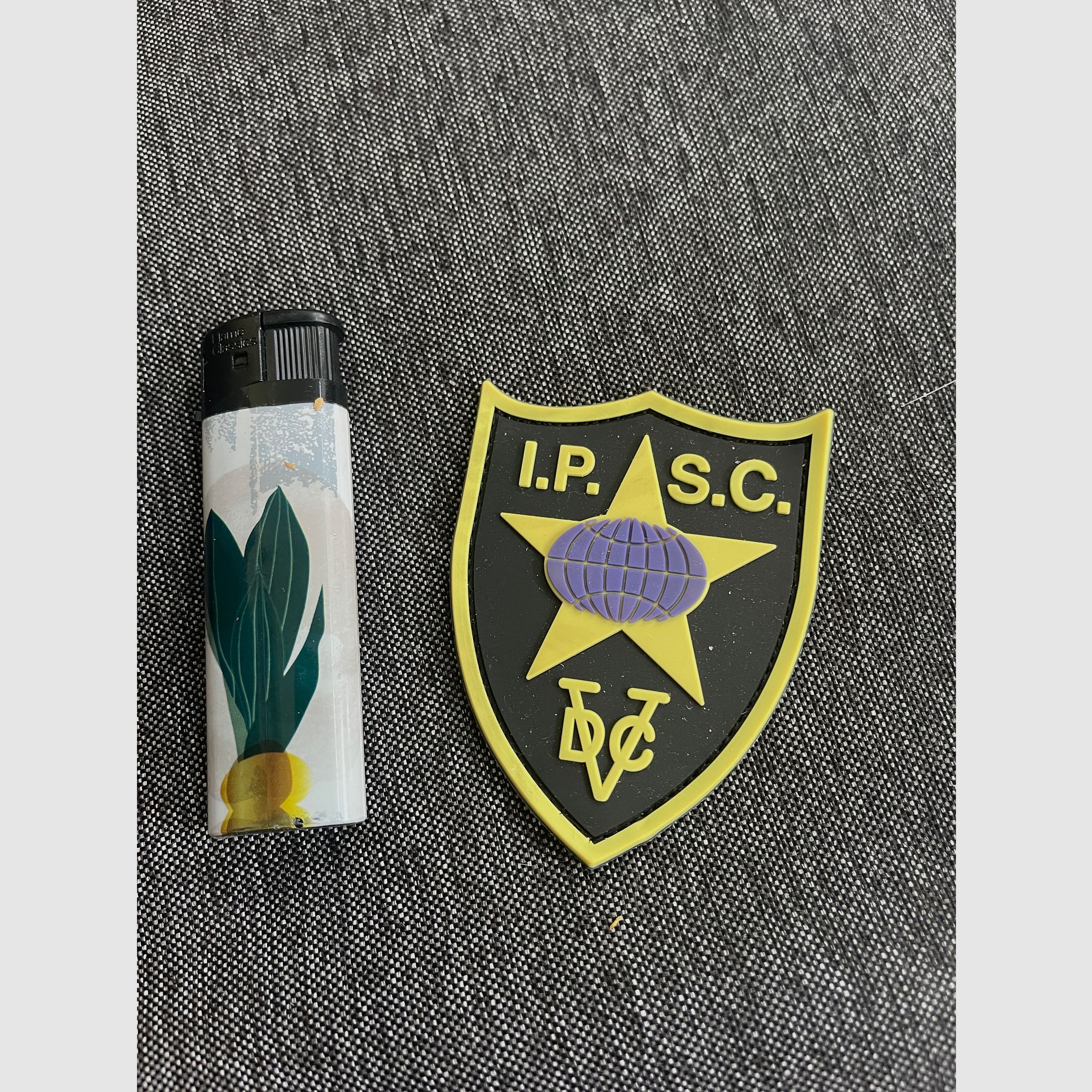 IPSC Patch mit Klett Kunststoff 