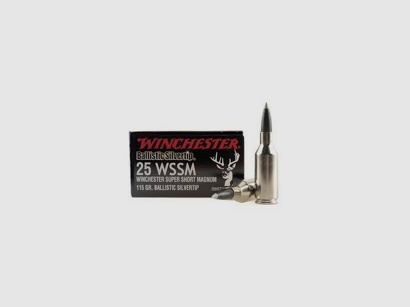 Büchsenpatronen Winchester 25 WSSM 115gr. !!!