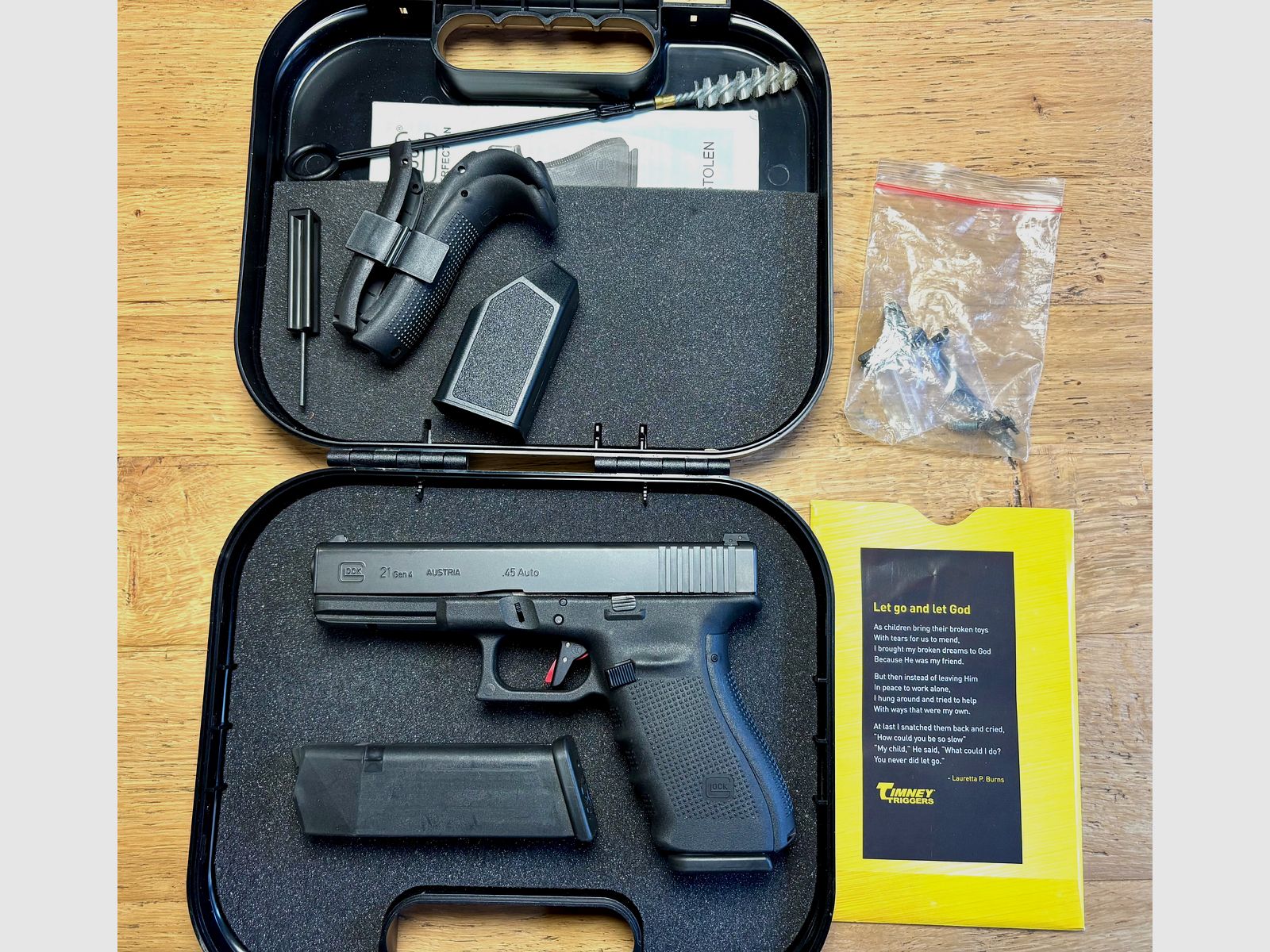 @TOP@ Glock 21 Gen. 4 Kal. .45Auto komplett set mit Timney Sport Abzug