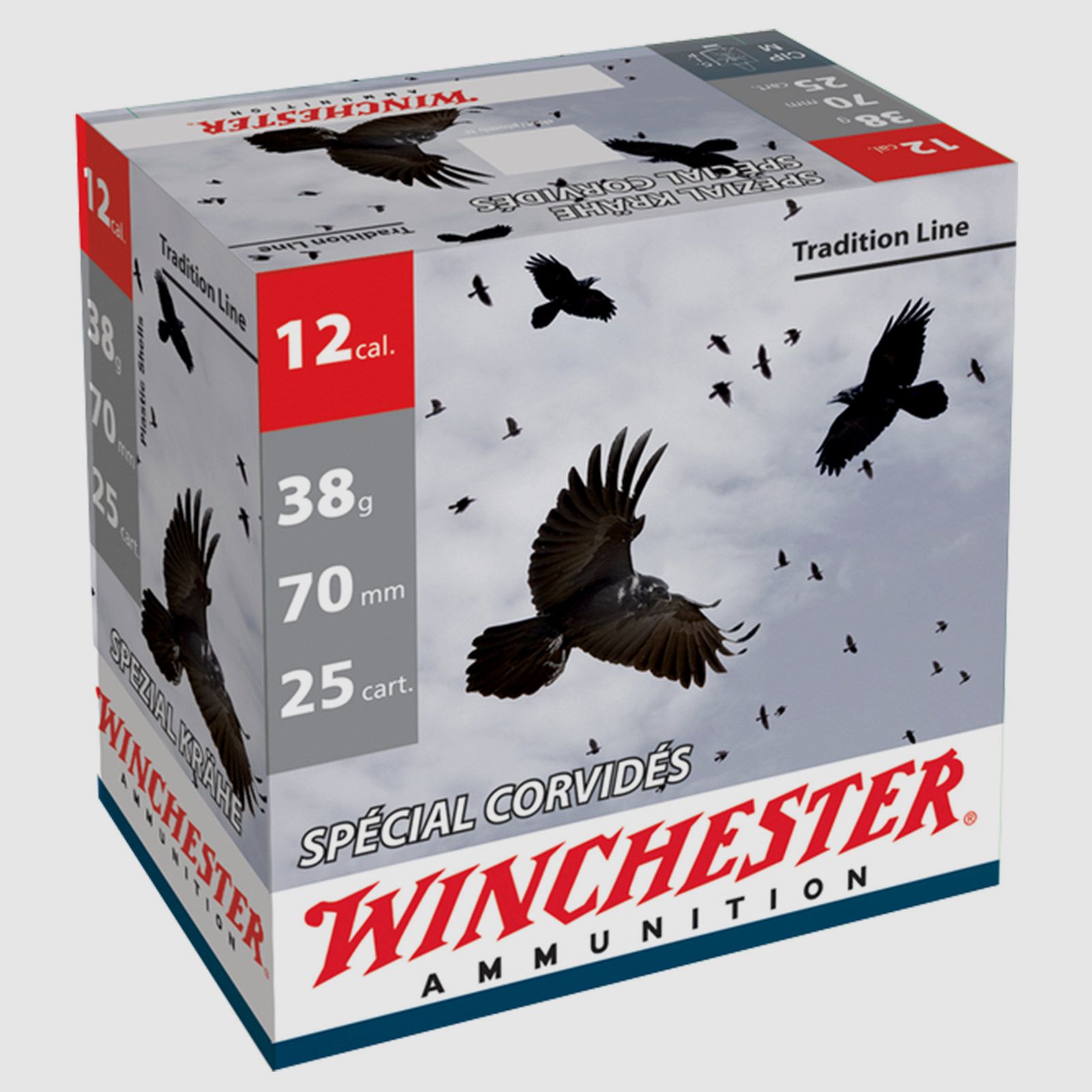 Winchester Special Crows .12/70 38g #4 (3,2mm) 25 cartuchos