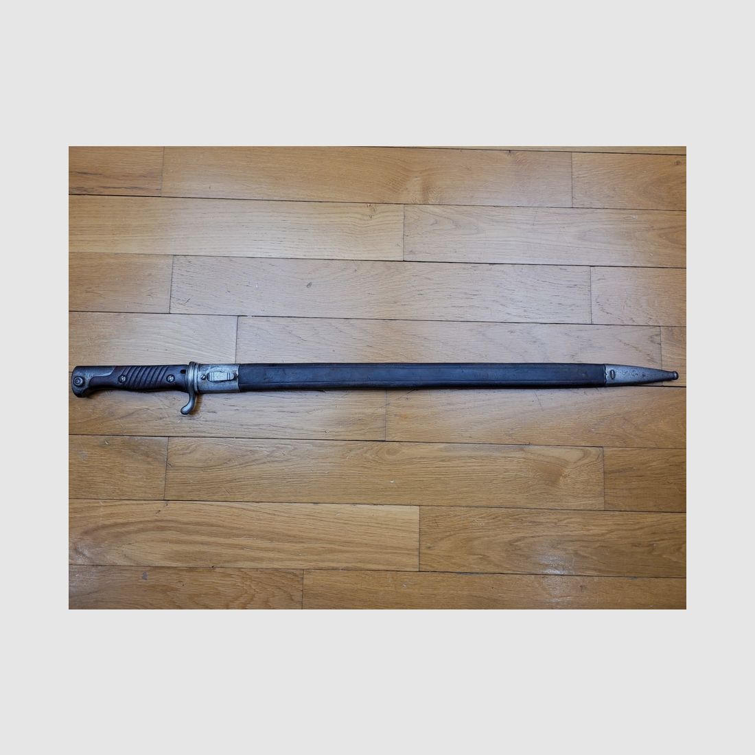 Seltene Bajonett S98 ms lang 2. Typ – schöne Klinge mit Sägezähnen – W02 – Erfurt – Mono-Nummer – Top-Zustand!, Bild 21 von 24