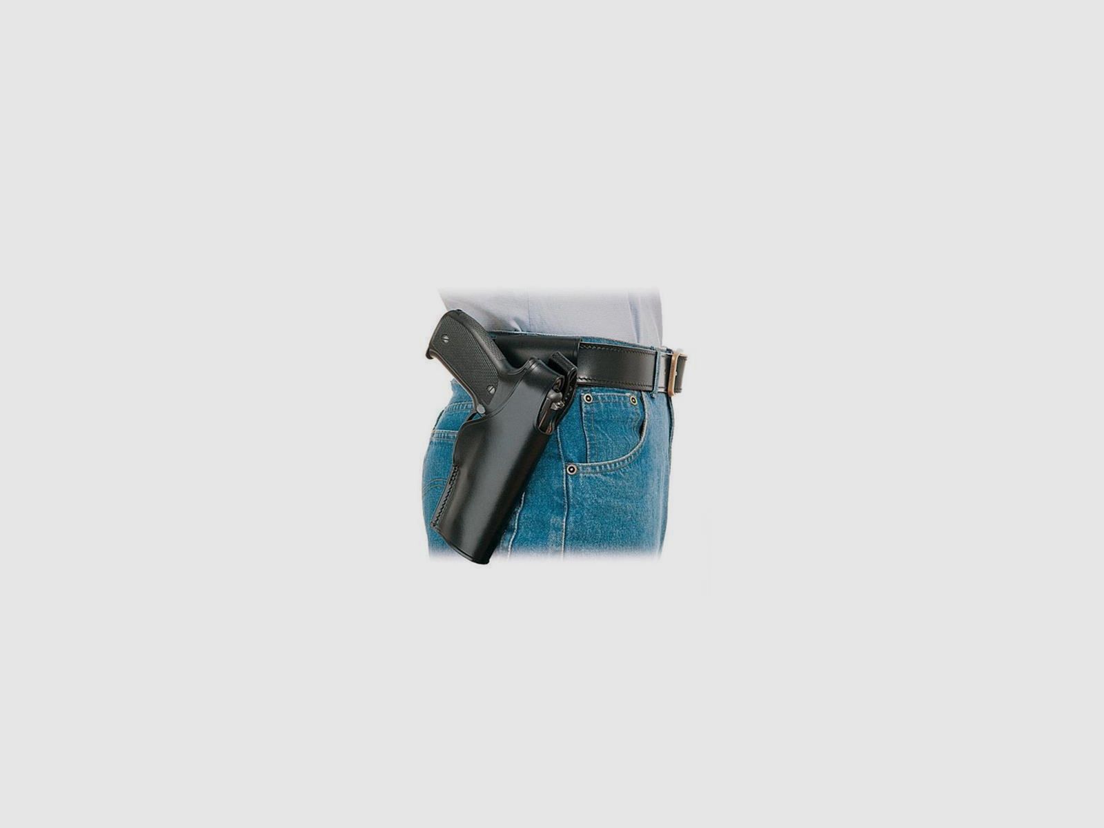 Gürtelholster SPITFIRE Glock 17/22/31/37 Schwarz Linkshänder