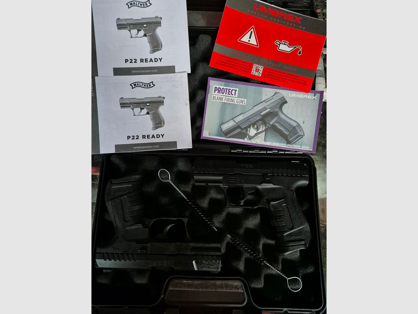 2 SZTUKI - WALTHER P 22 GOTOWY - OKAZJA - z spadku
