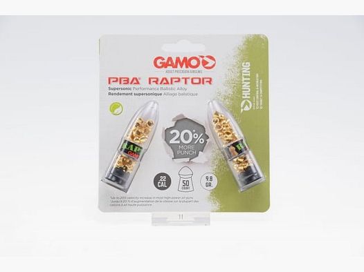 Gamo PBA Raptor 5.5 mm Luchtdruk Kogels