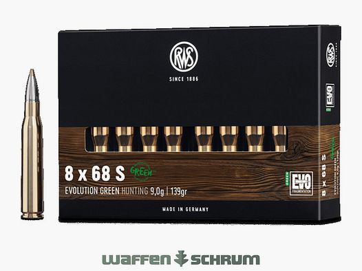 RWS Evo Green 9,0g - 139gr 8x68S