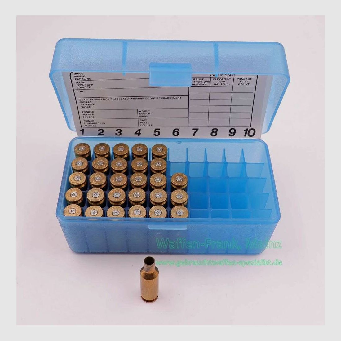 Cartuchos de rifle Norma, usados calibre 6mm Norma BR