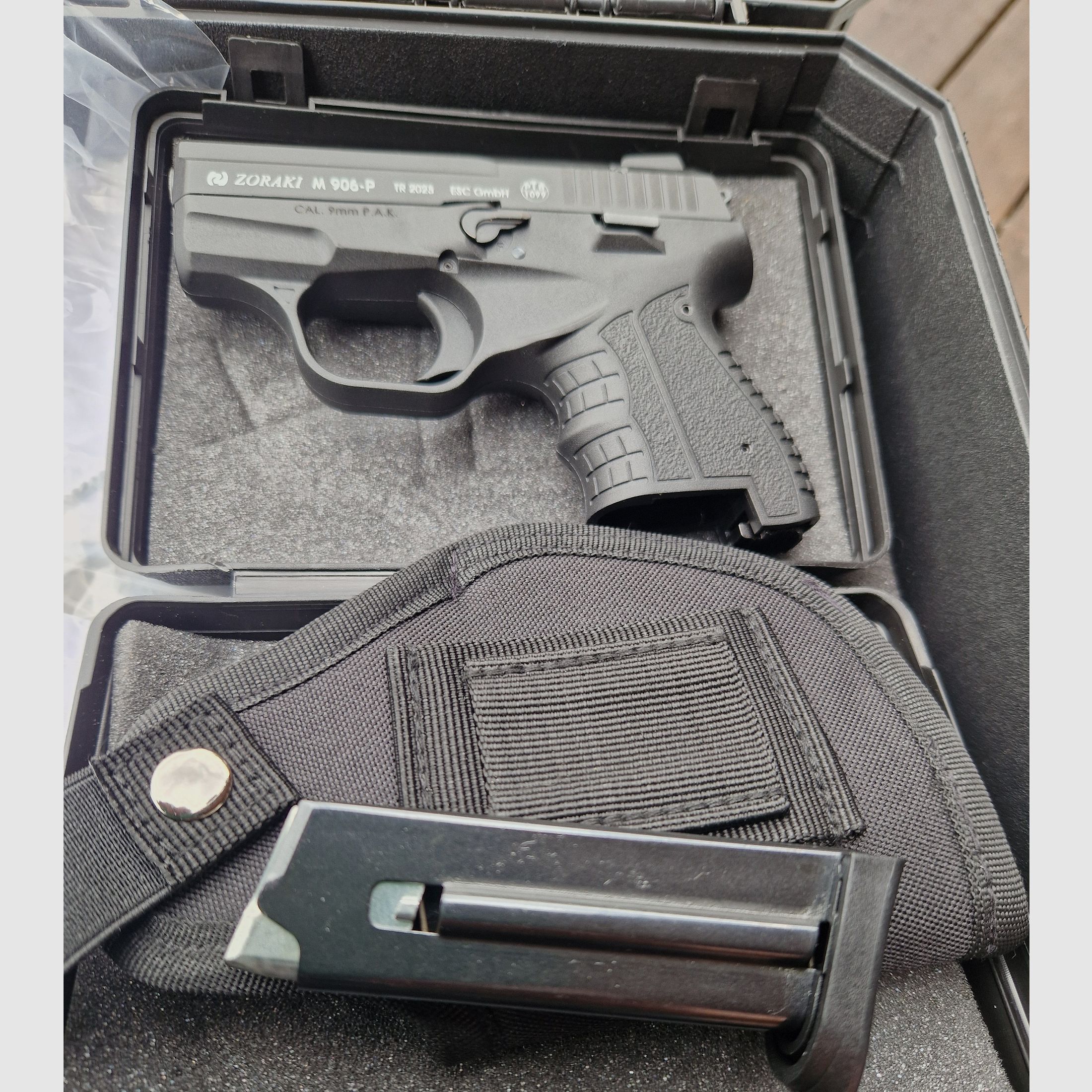 Zoraki 906 pistola de fogueo/gas sin usar
