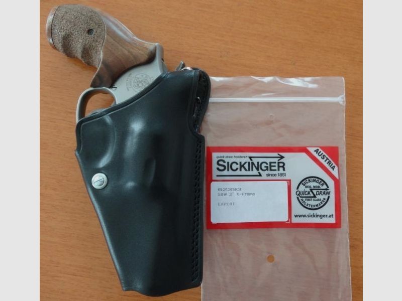Holster EXPERT czarny Sickinger Sickinger dla rewolweru S&W 3" K-Frame