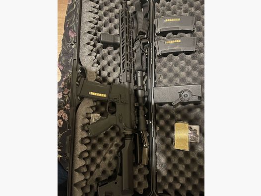 Novritsch SSR4 Airsoft Gewehr plus Zubehör
