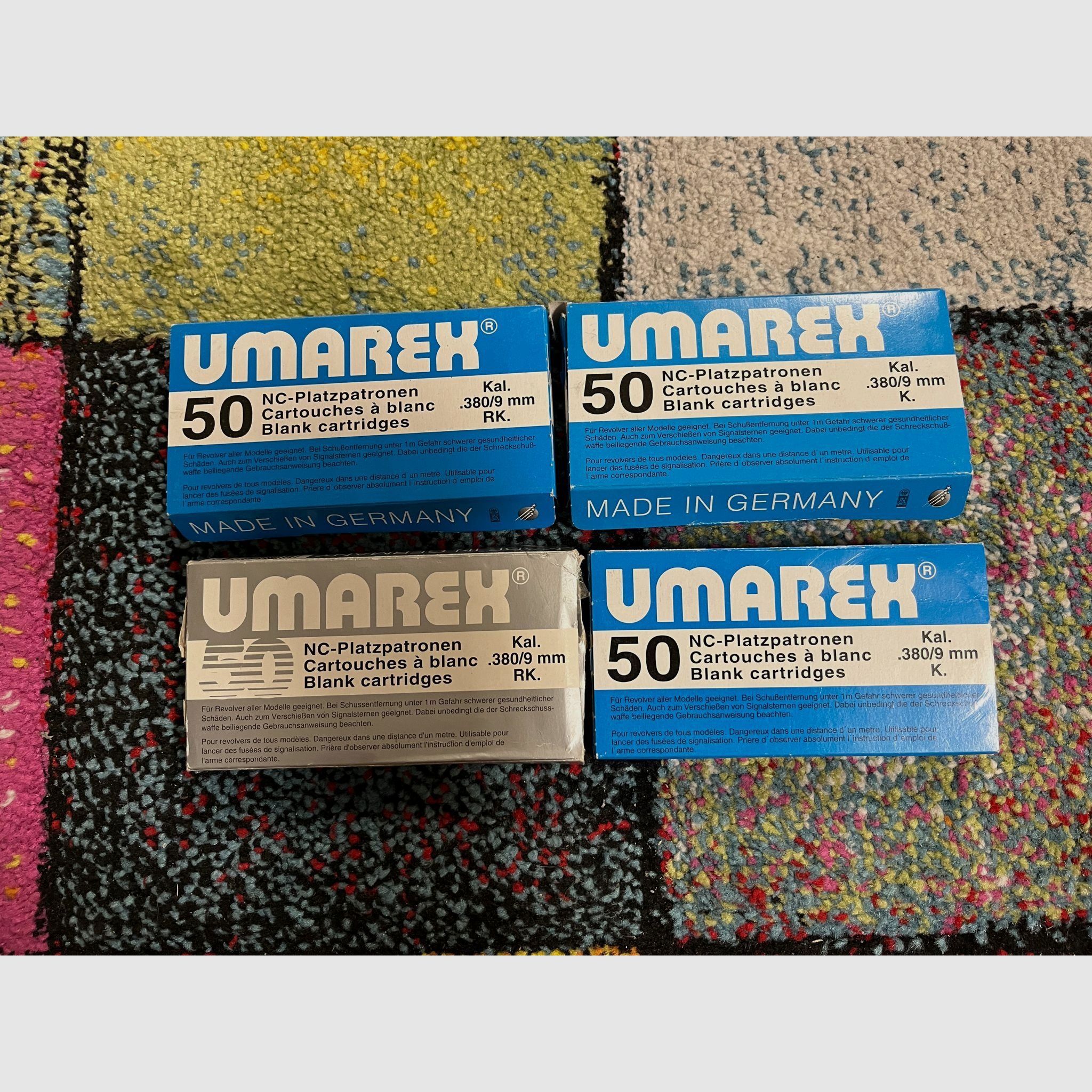 9mm RK cartuchos de fogueo Umarex - pirotecnia Silberhütte PTS