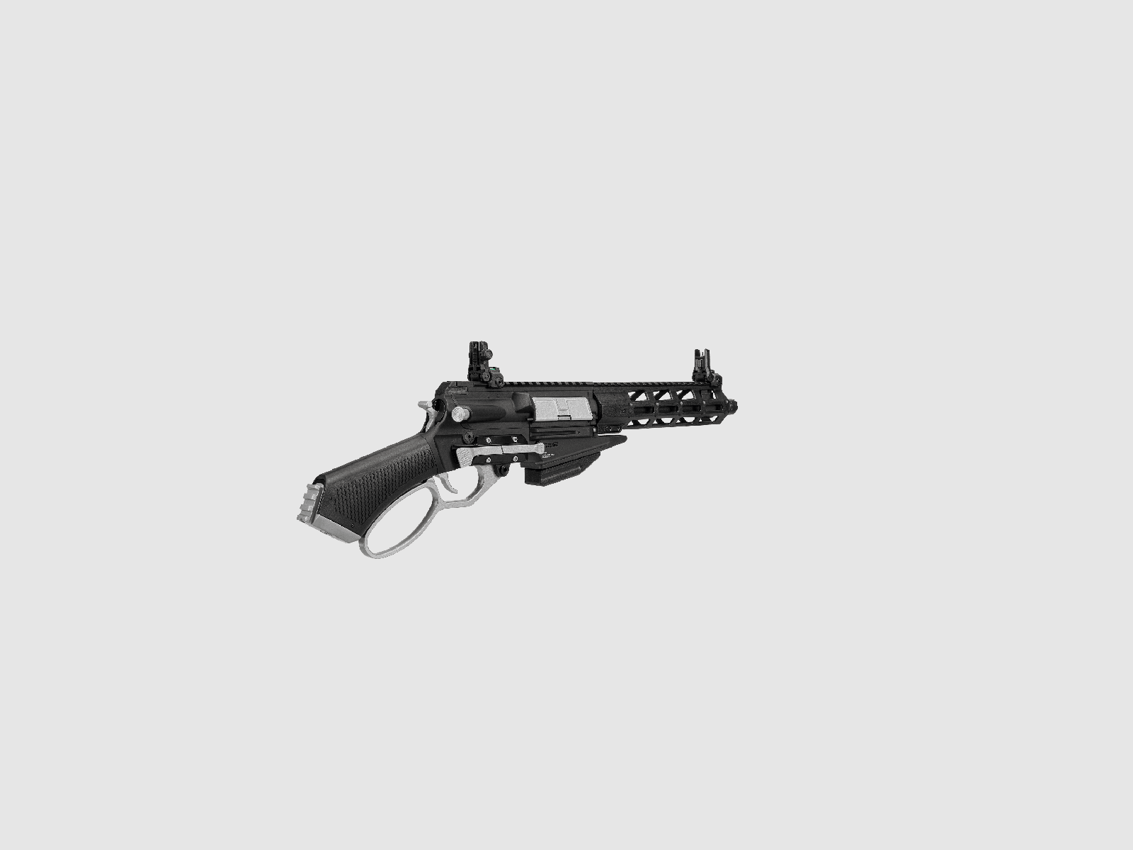 LevAR PLATA S 7" Gas Powered Lever Action Rifle with Polymer Handguard in Black -F- | G&G, image 4 of 8