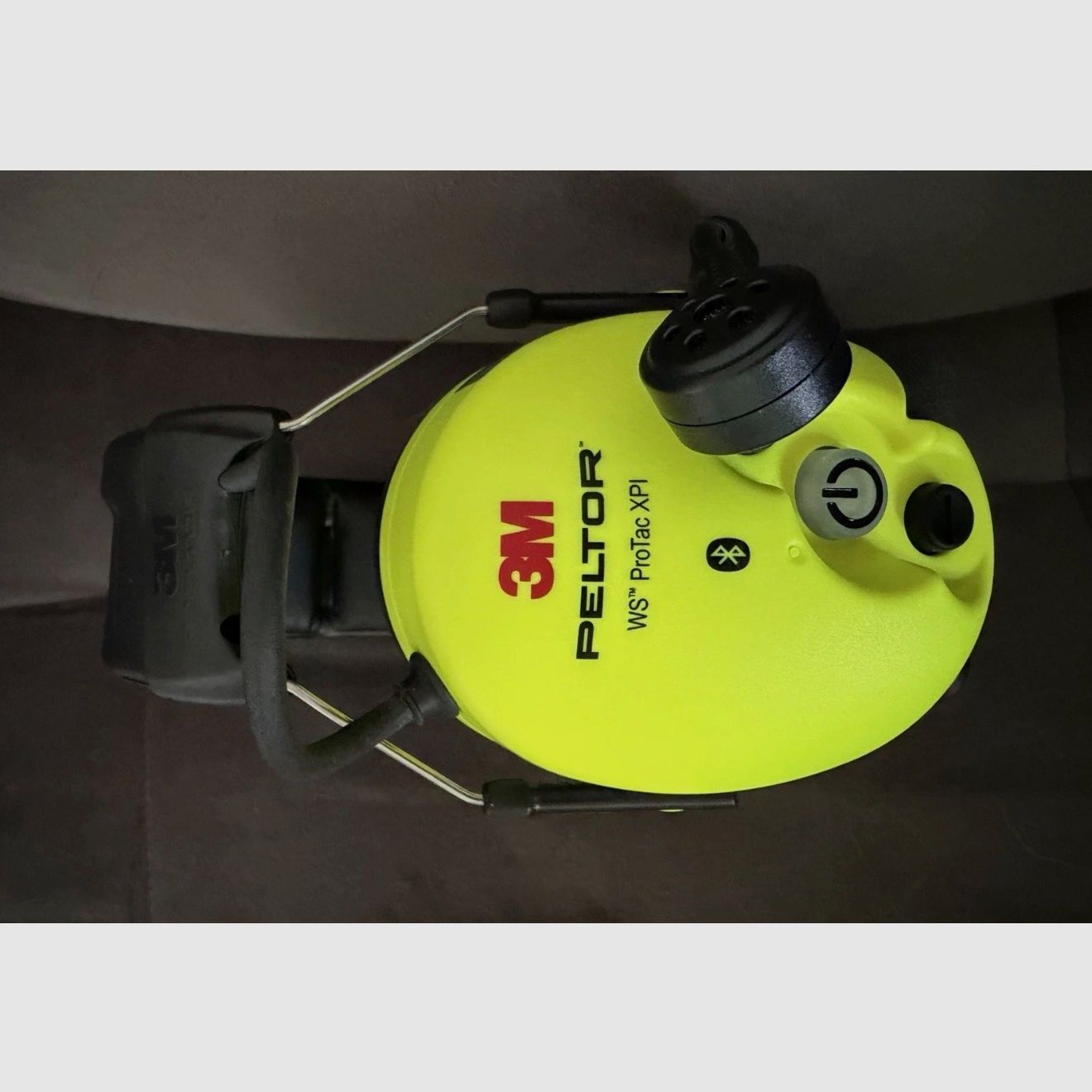 3M Peltor WS ProTac XPI Bluetooth earmuff hearing protection – Neon Yellow – NEW (without original packaging)