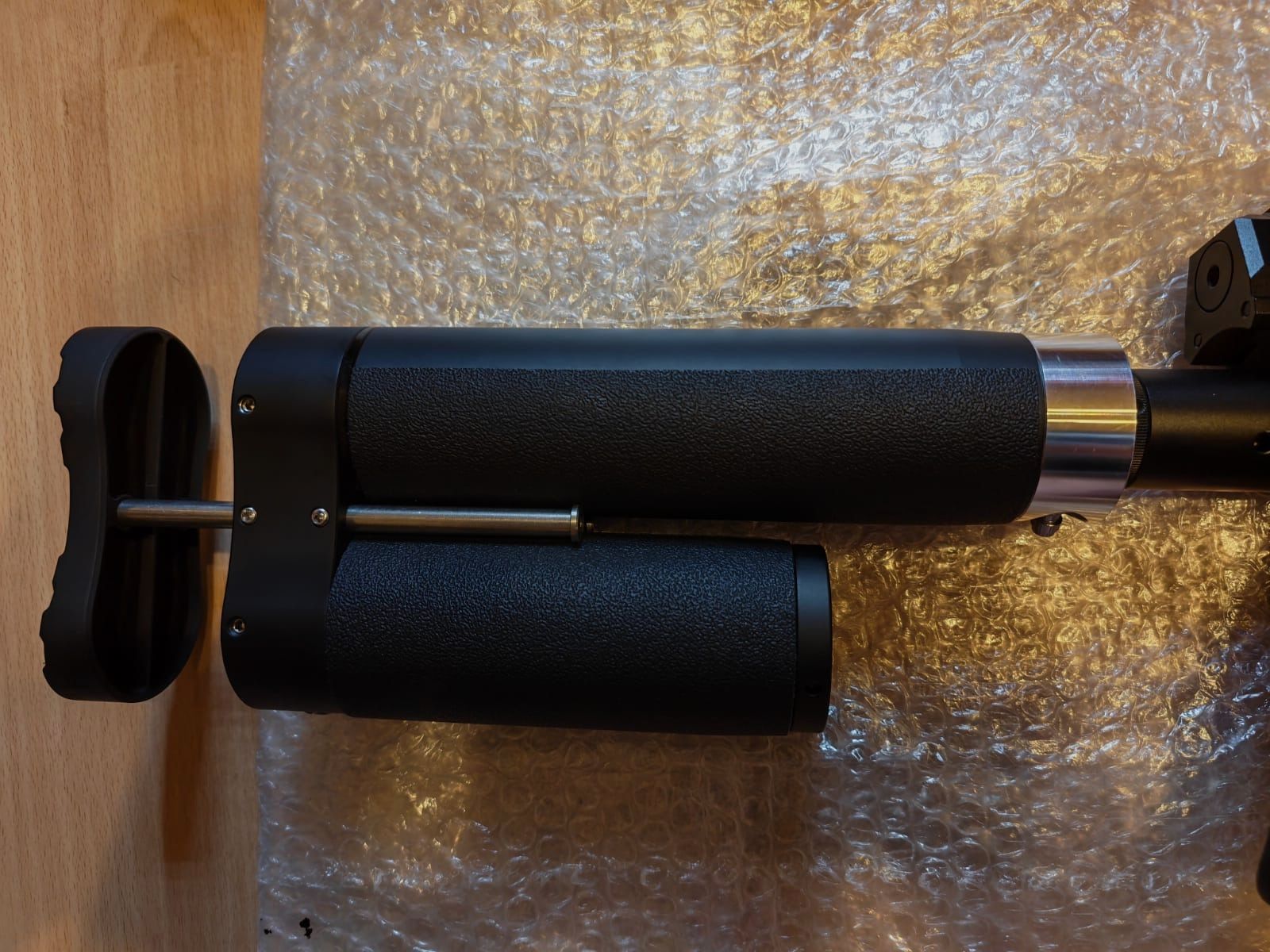 GoGun AEA Megalodon F-Serie 7,5 Joule | Kaliber .50 Luft / PCP karabin | z JADS podwójnym zbiornikiem | 2x 12 nabojowe magazynki aluminiowe | + wkładki stabilizujące do chwytu | z akcesoriami i fakturą