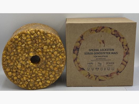 Wildlutscher Spezial Leckstein Gerösteter Mais