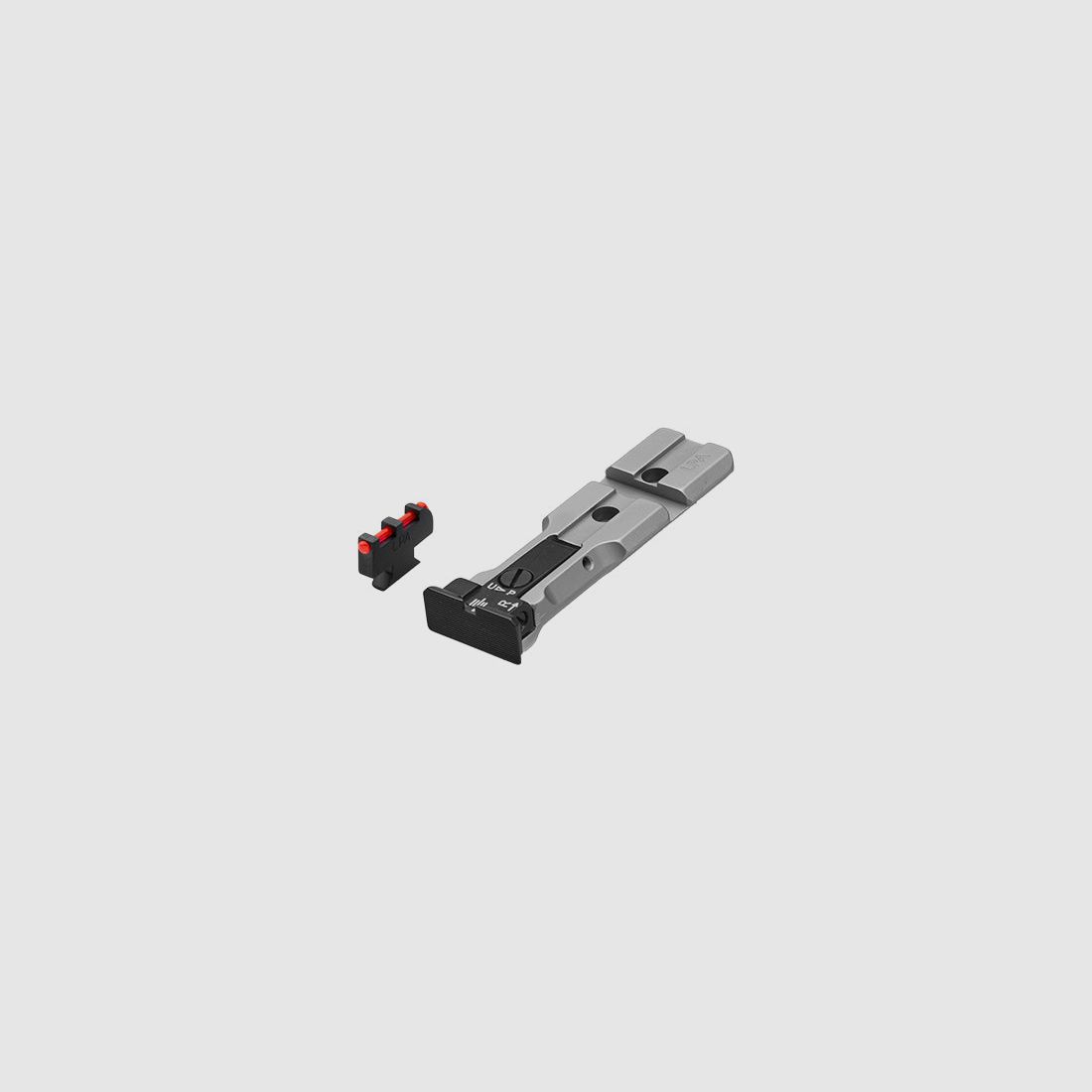 LPA WXT0107-F2 SILVER BA adjustable revolver sight with Weaver base for 629, 686, 586, 627, 66, 67, 696, 17, 19, 657, 610, 625, 29, 27 and new for caliber .50 – Black sight picture