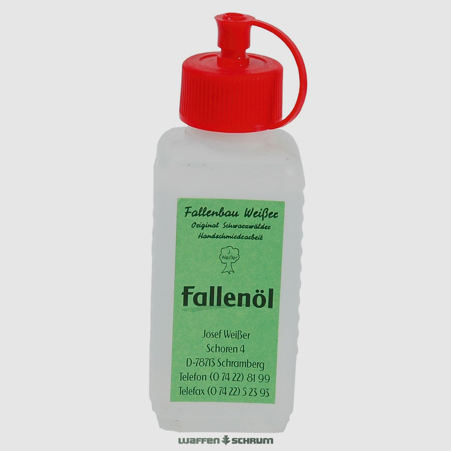 White trap oil for fallen construction, odorless