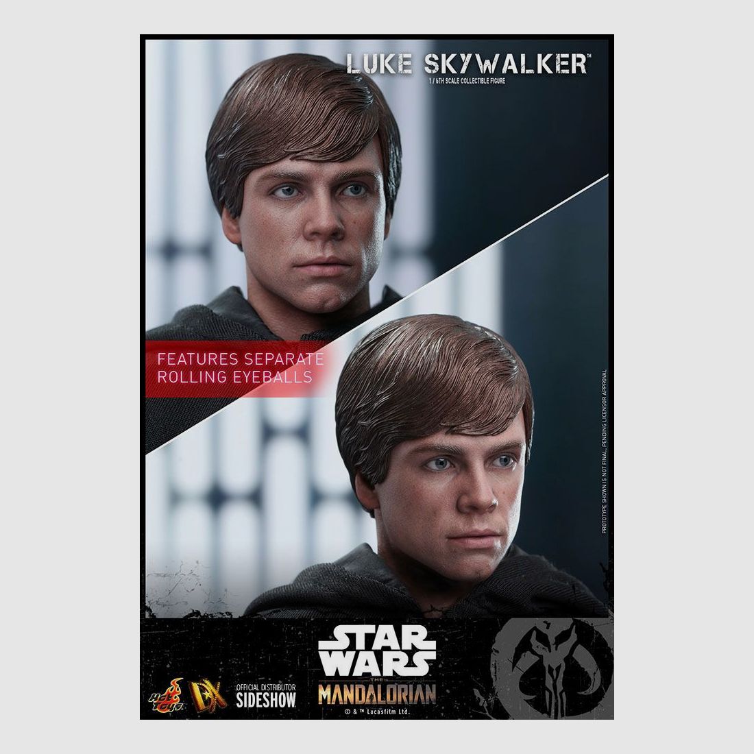 Star Wars The Mandalorian Actionfigur 1/6 Luke Skywalker 30 cm | 43272