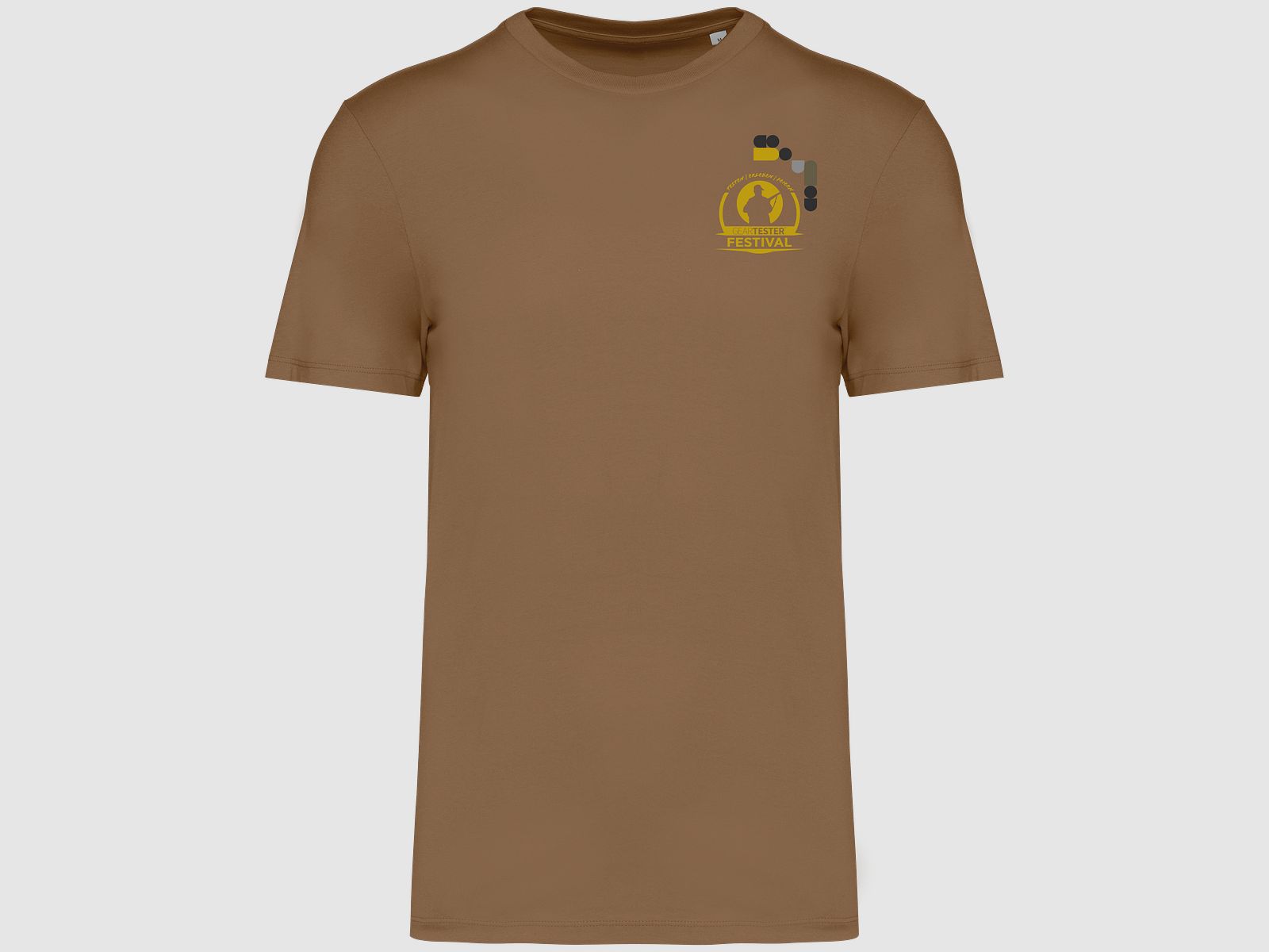 Geartester Festival Bio T-Shirt, piccolo logo