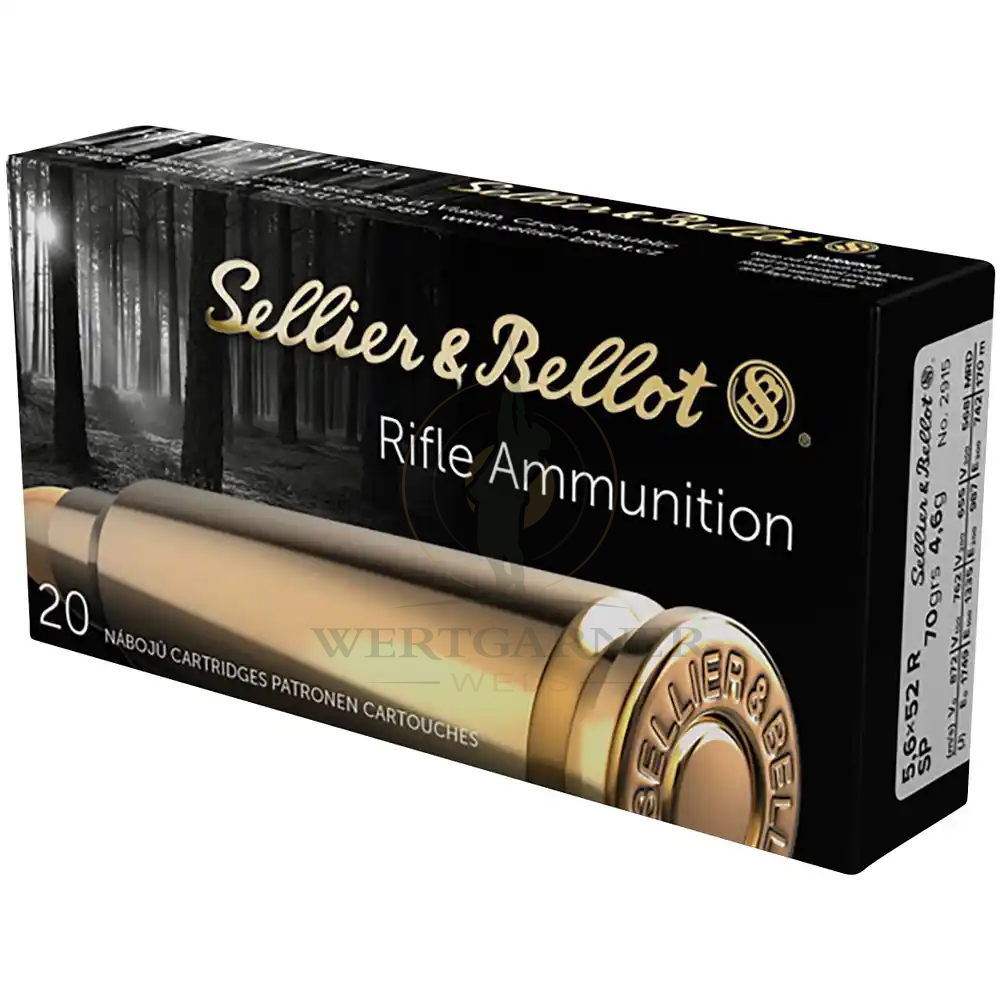 Sellier & Bellot 5,6 x 52 R 4,6g Soft Point 20 Schuss, Bild 1 von 2