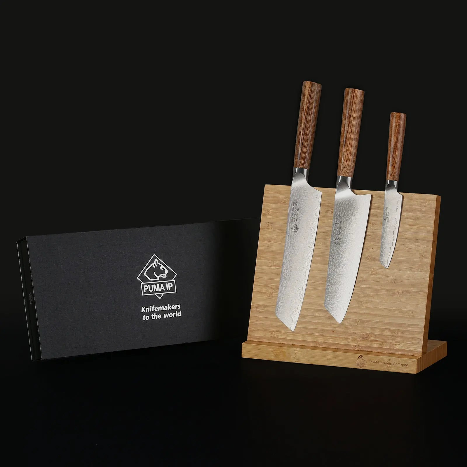 PUMA IP set of 3: chef, santoku, & pairing knife