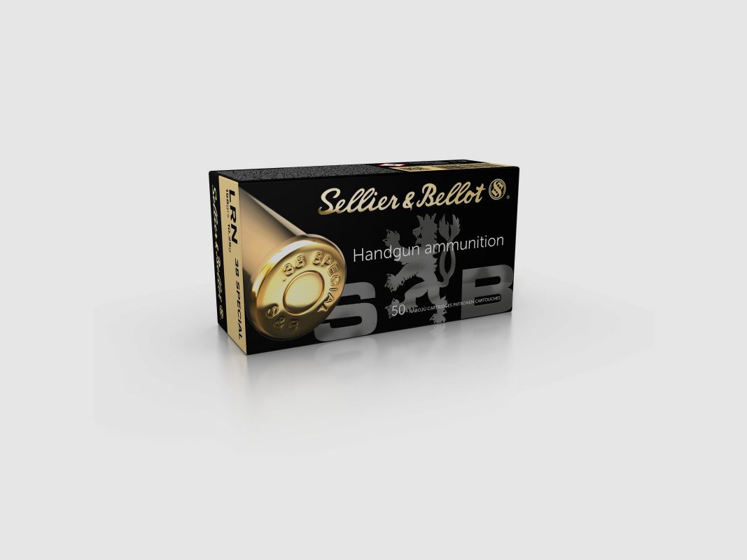 PUDEŁKO Z 50 PATRONAMI SELLIER & BELLOT CAL.38SP LRN