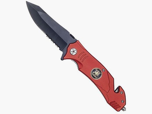 Rettungsmesser Rescue Taschenmesser rot