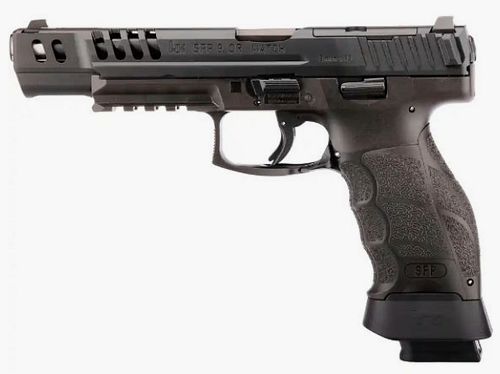 Pistole Heckler & Koch SFP9-OR Match, Kaliber 9 mm Luger, Paddle Magazinauslösung