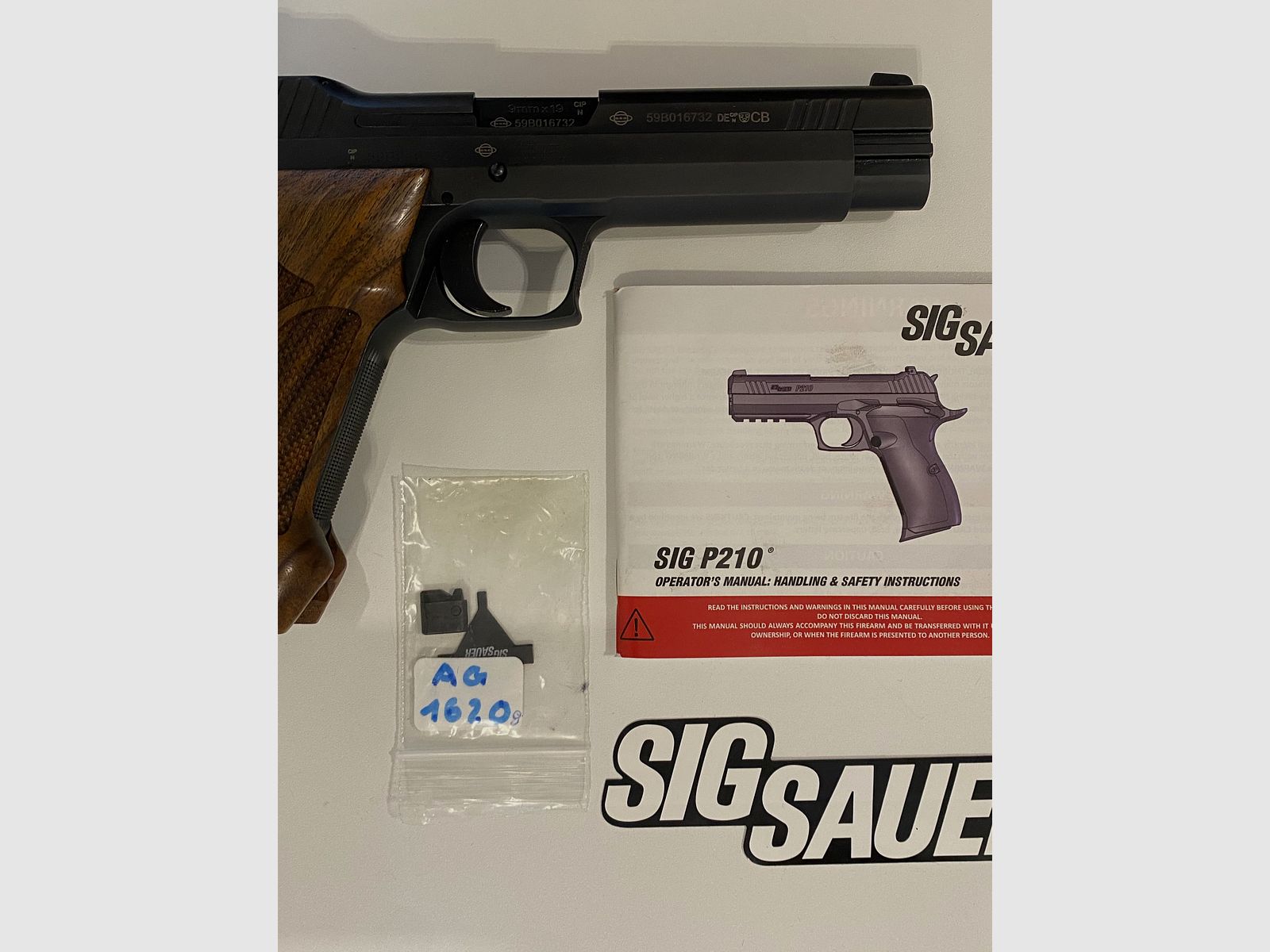 SIG Sauer P210 Target, Kaliber 9mm Luger -Top Zustand!-