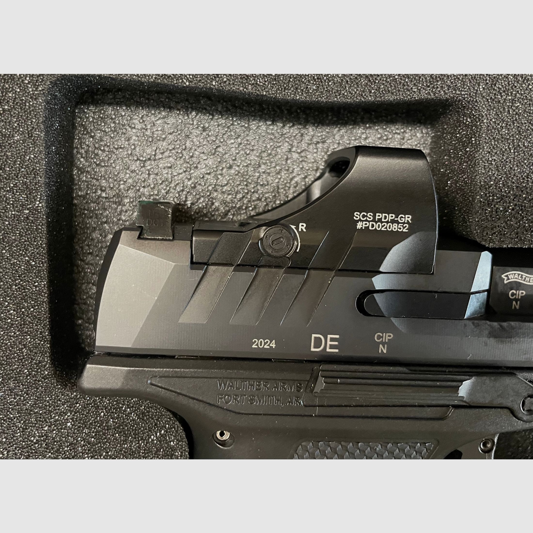Walther PDP Compact mit Holosun SCS-PDP-GR Red Dot neuwertig