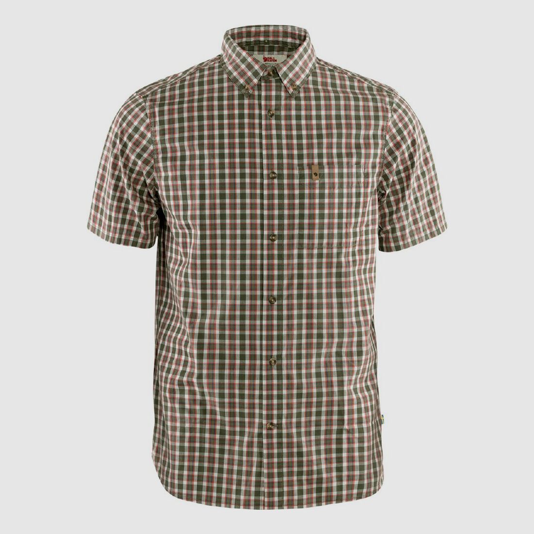 Fjällräven Hemd Övik Shirt SS Laurel Green