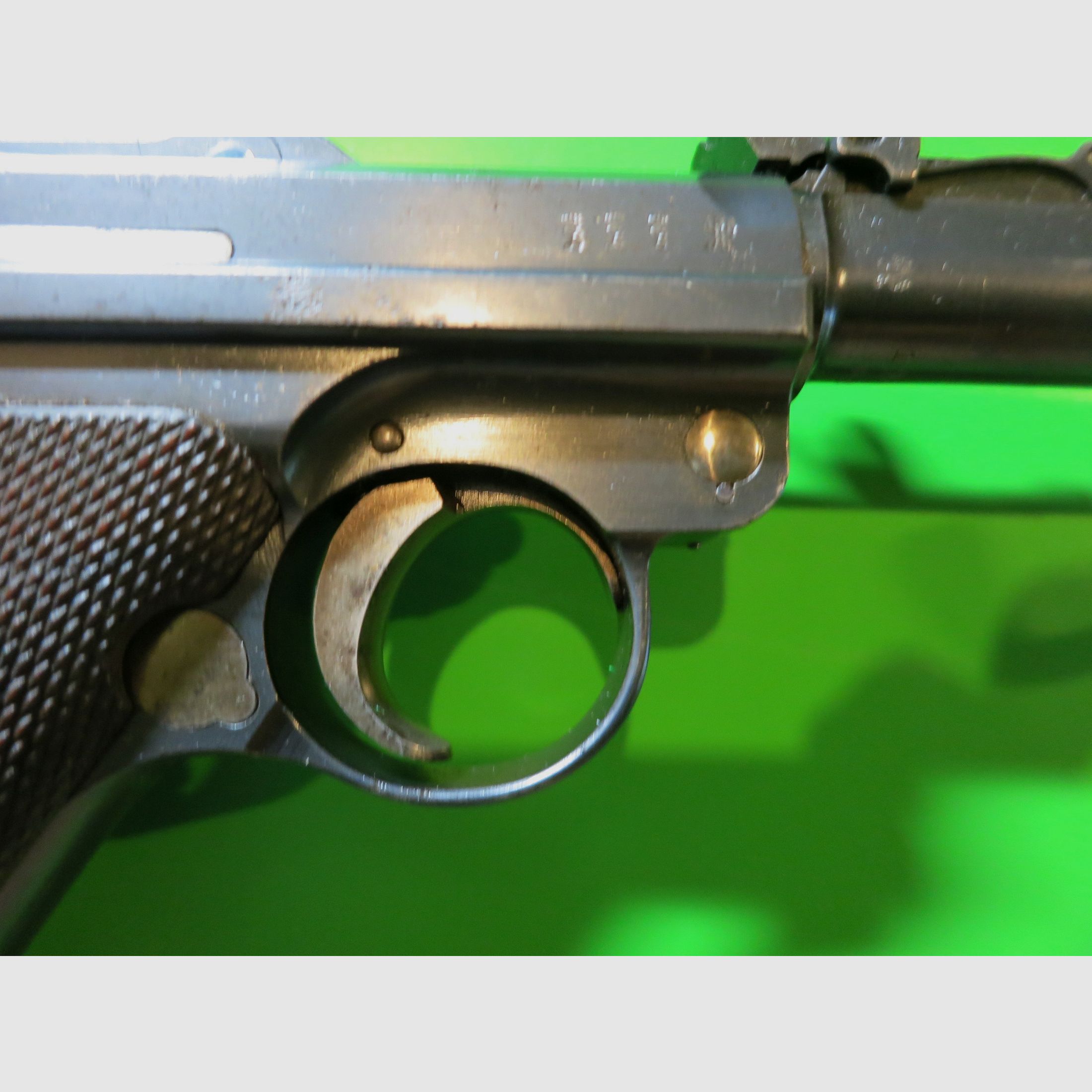 Deutsche Waffen- und Munitionsfabriken (DWM) 1915 , lange Pistole 08 P08, Ari P08 (Artillerie), 9 mm Luger     #61-