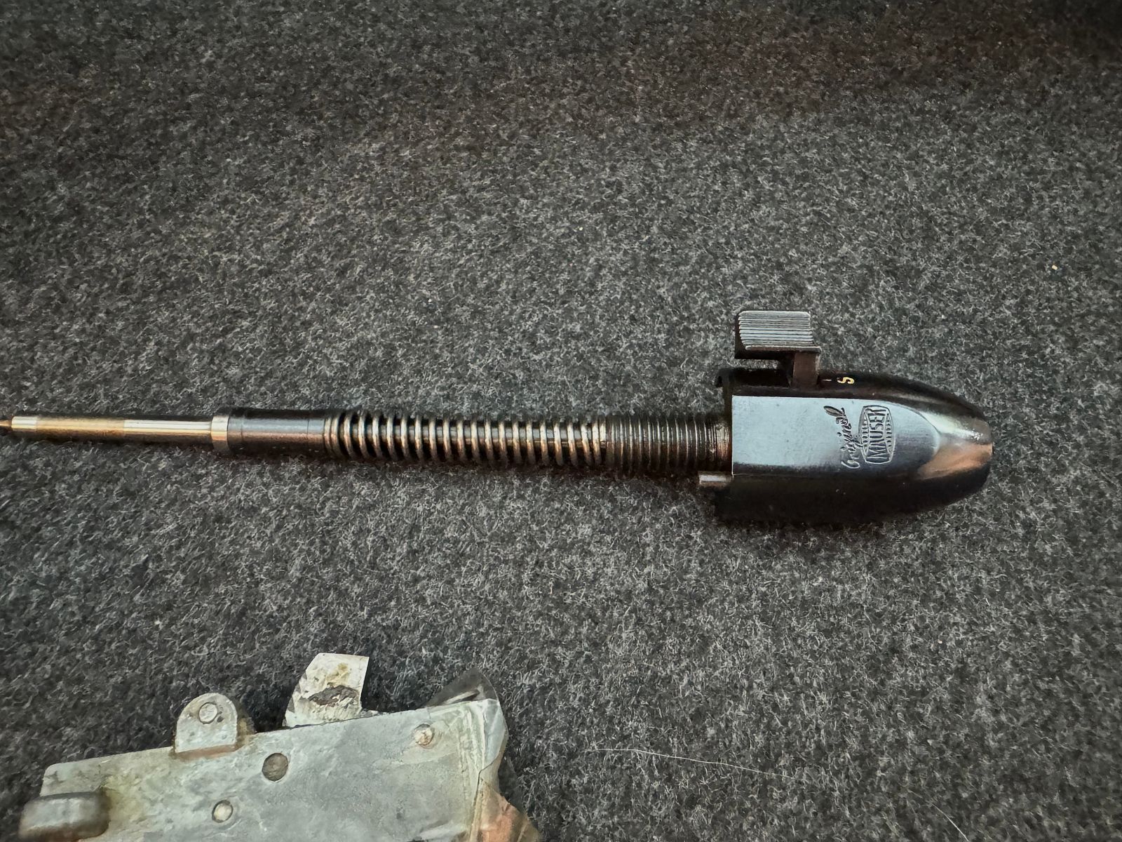Culata para Mauser 2000 / Heym SR 10 con cerradura, percutor, caja del cargador, miras y gatillo, imagen 2 de 6