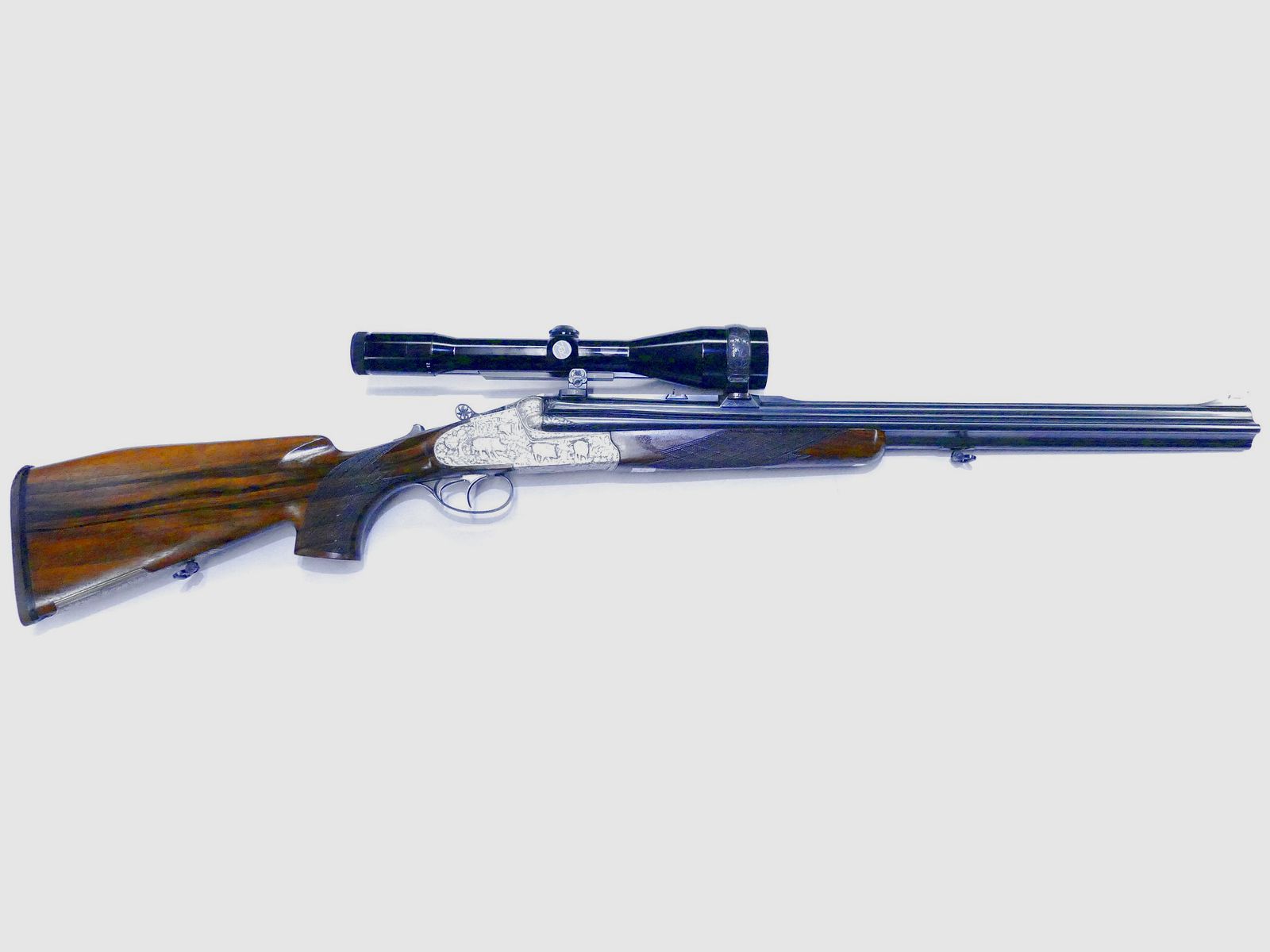 Krieghoff Trias Primus 12/76 7x64 .222 Rem. Trapano a doppia canna